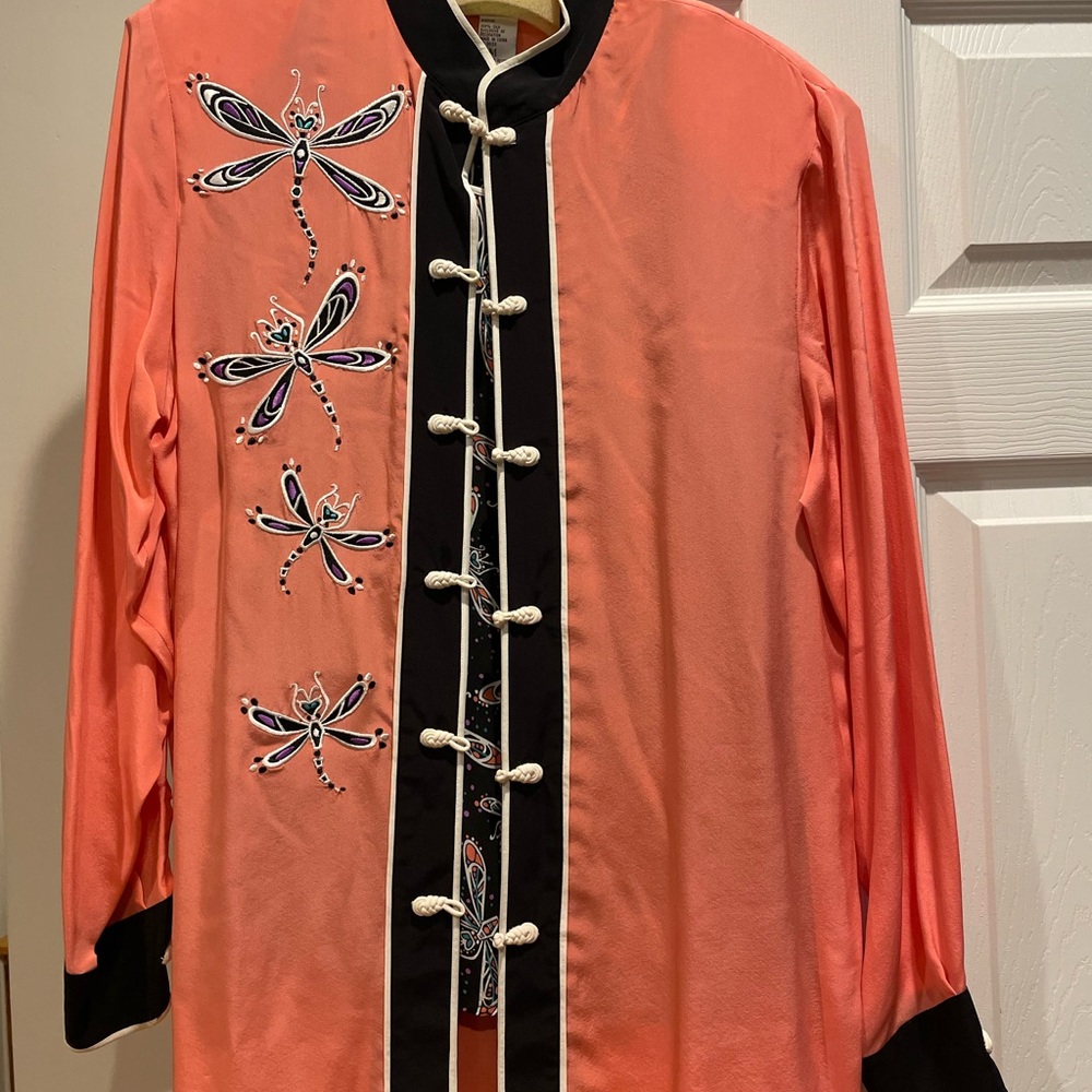 Embroidered Dragonfly Women's Jacket